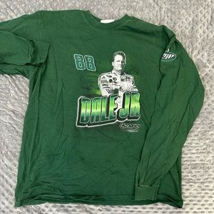 Mens dale jr long sleeve vintage shirt